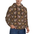 thumbnail image 2 of Goofa Turkey Sunflower Harvest for Men's Hooded Sweatshirt - Lightweight Pullover Hoodie with Kangaroo Pocket, Perfect for Everyday Wear-XX-Large, 2 of 7