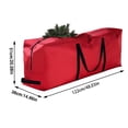 thumbnail image 2 of Dainzusyful Ornament Storage Christmas Ornament Storage Christmas Trees Durable Reinforced Carry Handles Zippered Storage Containers Xmas Tree Bag Christmas Tree Bag Organization And Storage Black, 2 of 8