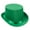 Green, variant on Grey Satin Sleek Top Hat, OSFM (1/Pkg)