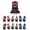NXH208, variant on 13 PCS Spider Man Birthday Party Supplies, Cake Decorations for Birthday Party Decorations Theme Birthday Party Supplies