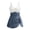 A01-Blue, variant on Teen Girls Swimsuits Criss Cross One Piece Bathing Suits Push Up Tummy Control Swimwear Front U-Wire Tie Knot 2026 Swim Dress