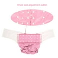 thumbnail image 1 of Yotown Adultos pa?ales de Tela, Ajustado pa?al de Reutilizable y Ropa Interior Protectora de Cuidado de incontinencia, Adecuado para Hombres Mujeres Adolescentes(Pink) EOTVIA  No, 1 of 6