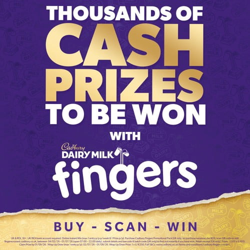 Cadbury Dairy Milk Fingers White Chocolate Biscuits 114g, British Import (Pack of 2)