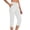 X061-White, variant on Neewe Capri Leggings for Women High Waisted Capri Leggings with Pockets for Women Tummy Control Yoga Pants Women