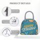 thumbnail image 4 of Fotbe Happy Easter Bolsa de Almuerzo con Estampado, Lonchera Aislada, Contenedor de Comida Reutilizable Tipo Cooler a Prueba de Fugas, 4 of 6