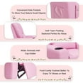 thumbnail image 6 of GNMLP Miniature Recliner Chair with Storage, Cup Holder and Side Pocket - Pink, 6 of 10