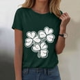 thumbnail image 2 of vigerkar St Patricks Day Shirt Women - Shamrock Patty's Irish Patricks Day Outfits (Dark Green, S), 2 of 8