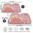 thumbnail image 3 of Fotbe Corals Car Windshield Sunshade | Sun Visor Protector Front Window Shade, Keeps Out UV Rays, Keeps Your Vehicle Cool-Medium, 3 of 7