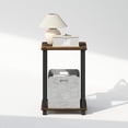 thumbnail image 5 of Mesa de noche compacta y sencilla Furinno, Amber Pine/Negro, 5 of 5