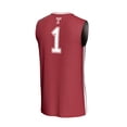 thumbnail image 3 of Youth GameDay Greats #1 Cherry Temple Owls Lightweight Basketball Jersey, 3 of 3