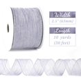 thumbnail image 2 of Cinta transparente con alambre MAYREEL Dusty Purple, 6,4 cm, 9,1 m, 2 of 9