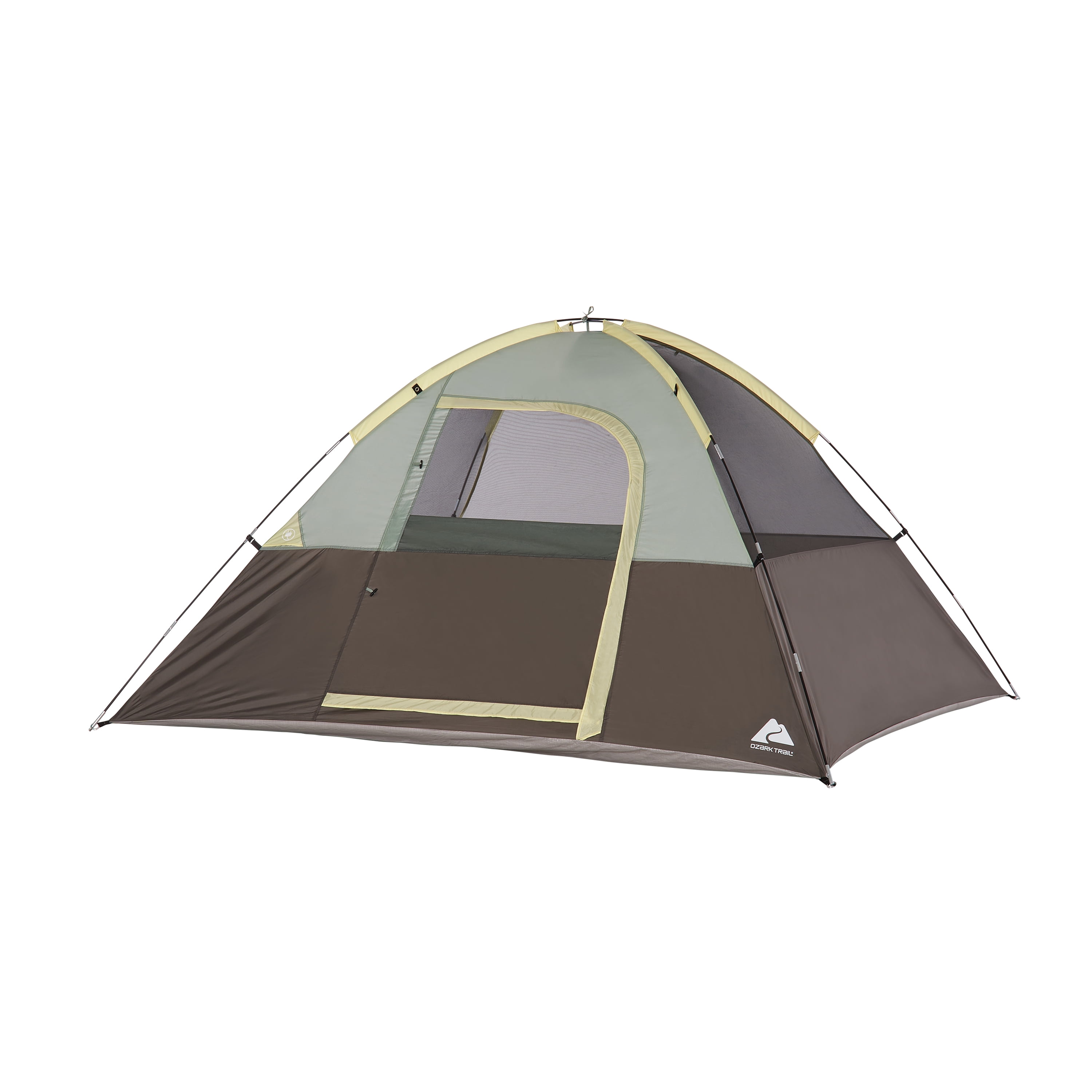 Ozark Trail 5 Person Family Dome Tent with Removable Fly and Storage Pockets