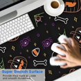 thumbnail image 2 of Long Mouse Pads for Desk,Halloween Colorful Spooky Elements Desk Mats on Top Of Desks, Desk Mouse Pad Extra Large with 3mm Non-Slip Base and Stitched Edge for Gaming,Office,Work,Home 47.3"x23.6", 2 of 6