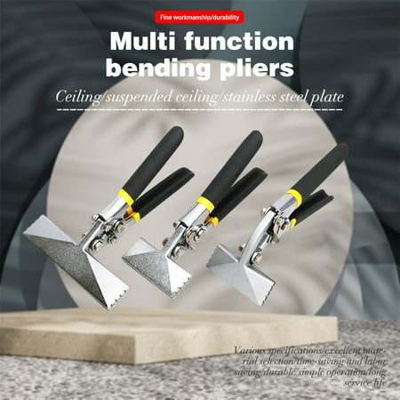 

Multifunctional Edge Sealing Plier Sheet Metal Bending Plier Multipurpose Electrician Folding Pliers