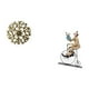 thumbnail image 5 of Escultura para colgar en la pared,Decoración de pared de metal para sala de estar,dormitorio y exterior.,Figuras de payaso,Escultura de payaso como adorno de mesa,Colección de estatuillas de, 5 of 8