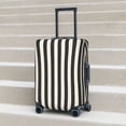 thumbnail image 6 of Xecao Black And White Thick Stripes Print Elastic Luggage Cover, Double-sided Print , Perfect for Travel, Business, and Daily Use (Suitcase Not Included)-Small, 6 of 7