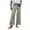 Green, variant on Tanghaowl Women's Pants, Pants Women High Waisted Flare Wide Leg Capri Work Business Casual Ankle With Pockets Army Green XXL