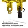 thumbnail image 2 of Number Balloon AULE Big Gold 0, lámina de helio, 40 pulgadas, 2 of 2