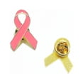 thumbnail image 4 of Milue 10Pcs Fashion Brooch Pink Ribbon Cancer Awareness Enamel Brooch Lapel, 4 of 7
