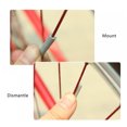 thumbnail image 3 of Wweixi 12pcs Bicycle Reflective Stripes Waterproof Safe Warning Luminous Spoke Bike Wheel Reflector, 3 of 4