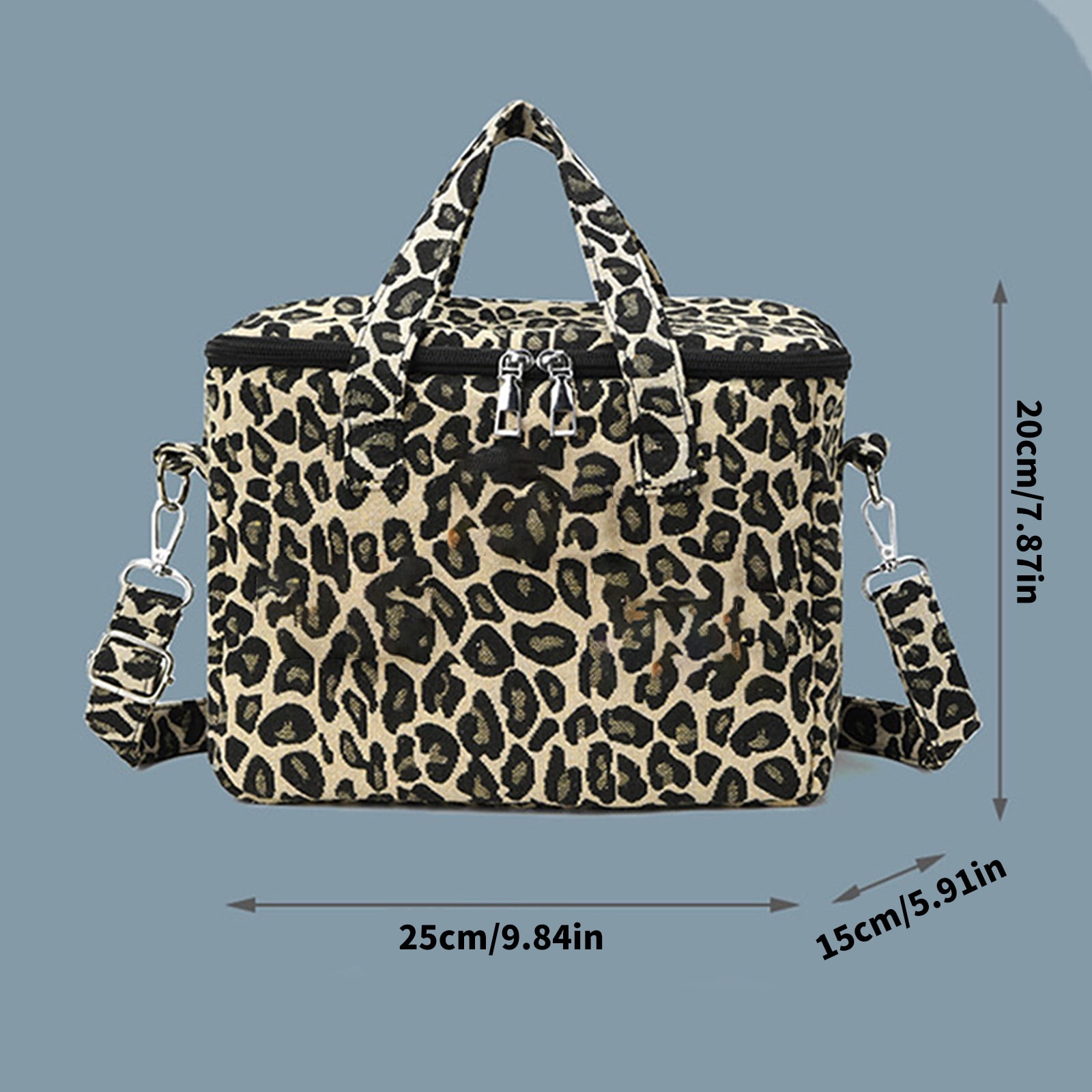 Multipurpose Strollers Accessory with Adjustable Straps Trend Leopards Patterns Strollers Organizers for Easy Organization