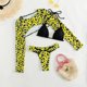 thumbnail image 2 of Bikini de tres piezas Traje de baño de playa junto al mar Bikini de mujer Traje de baño cómodo OAVQHLG3B Store lin121212, 2 of 4