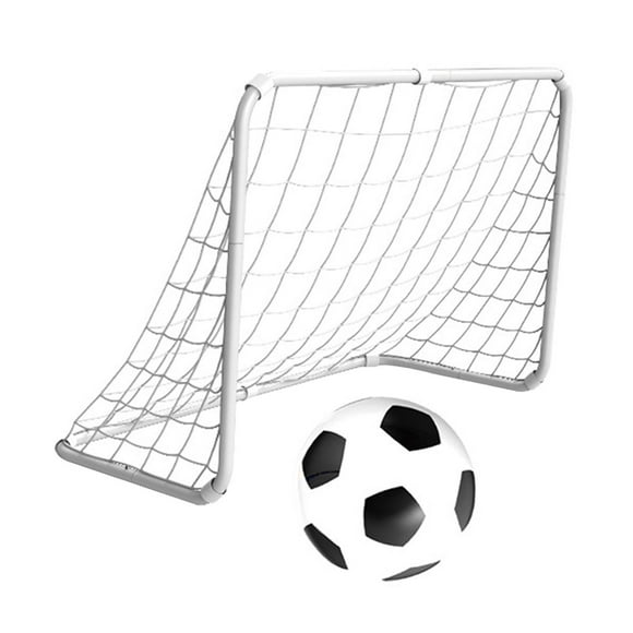 S SÉRENABLE Enfants Buts de Football Pliants Filets de Football Portables pour Jardin Aire de Jeux en Plein Air