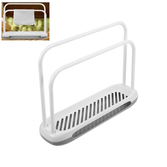AMERTEER Countertop Towel Stand Storage Rack Towels Washcloth Holder Footed Fruit Bowl Standing