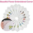 thumbnail image 4 of Lingsida 20pcs Soft Handkerchiefs for Women, Fashion Ladies Floral Print Hankies, 11x11" Pocket Squares, 4 of 6