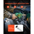 thumbnail image 4 of VEVOR 1 Inch NPT Automatic Fuel Nozzle with Swivel, Max Flow Rate 21.6 GPM, Auto Shut Off Diesel Gas Pump Nozzle with 3-Speed Trigger Lock & 1-3/16 in (OD=30.1 mm) Spout for Gasoline, Diesel, 4 of 9