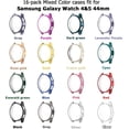 thumbnail image 4 of KOMI [16Pack] KOMI Compatible with Samsung Galaxy Watch 5/Galaxy Watch 4 44 mm Screen Protector Case, Full Protection Cover Soft TPU Bumper Frame Accessories for Samsung Watch, 4 of 5
