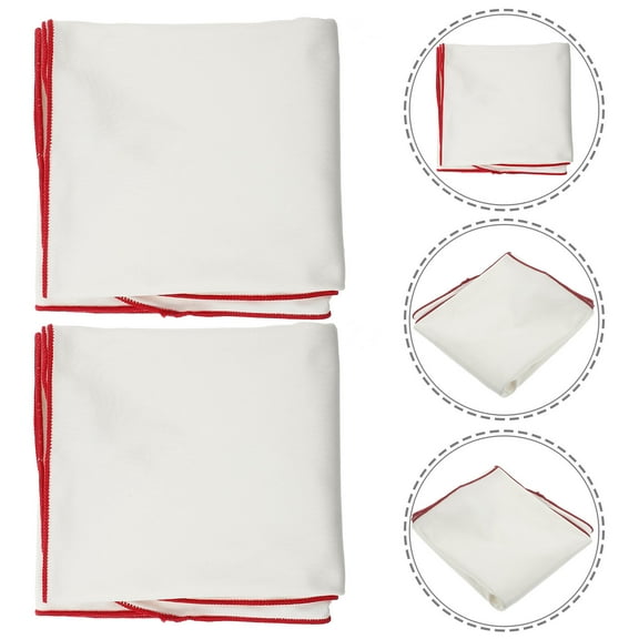 Masteelf Wine Glass Polishing Cloths Microfiber Cleaning Cloth for Home 2 Pieces