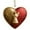 Purple, variant on WMGHA Beaded Heart Ornaments - Rustic Hanging Love Decorations, Farmhouse Wall Decor, Romantic Gifts for Her, Him, or Couples - Handmade Valentine's Day & Mother's Day Decor