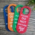 Door Hanger Tags Pu Leather Cleaning Label Do Not Disturb Signs Double ...