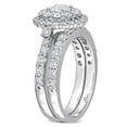 thumbnail image 4 of Created Forever Women's 1-3/4 Carat T.G.W. Lab-Grown Diamond 14kt White Gold Bridal Set, 4 of 11