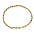 thumbnail image 1 of Pulsera Tejido Torsal Horoz Oro 10K 18cm W1107, 1 of 5