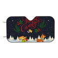 thumbnail image 7 of Balery Merry Christmas Elk Windshield Sun Shade, Car Front Window Sunshade Cover ,Automotive Interior Portected Blocks Uv Rays For Car Pickup Truck Suv Accessories- Medium, 7 of 7