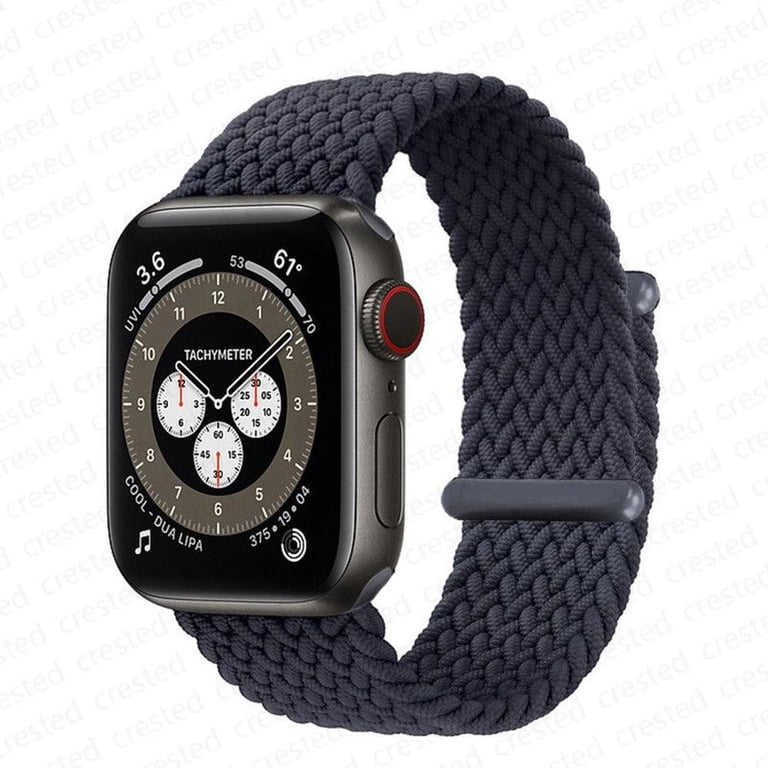 BXUXOHS Compatible with Braided Solo Loop Apple Watch Band 44mm