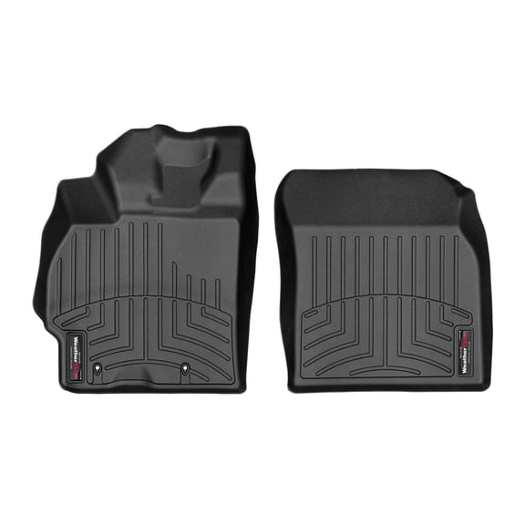 WeatherTech Custom Fit FloorLiners compatible with 2008-2012 Scion xB - 1st Row (Driver & Passenger), Black