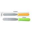 thumbnail image 3 of ZheElen Spatule Outil Sandwich Main Beurre Épandeur Crème Racleur Restant Orange Poignée 1Set, 3 of 6