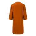 thumbnail image 5 of Hauts d'Été pour Femmes, Cardigans d'Entraînement Grande Taille Décontractés en Coton Lin Taille Fine Manches Fines Marron, 5 of 5