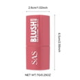 thumbnail image 3 of Waterproof Cream Blush Stick for Cheeks & Lips, Long-Lasting Hydrating Color, Easy Blendable Formula, Natural Brightening Effect, Rose Glow, 4.5g Portable Design, 3 of 8