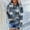 04 Navy, variant on YueHuiYing Women's Loose Fitting Printed Long Sleeved Hoodie Sports Fashionable Multicolored Blocks Casual Top