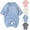 Blue, variant on YOUI-GIFTS Newborn Baby Knitted Snowsuit Winter Warmer Sweater Romper Bodysuit Overalls for Boy Girls
