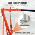 thumbnail image 6 of KFFKFF Hydraulic Long Ram Jack, 8-Ton Capacity with Air and Single Piston Pump, Ram Cylinder with Clevis Base for Engine Lifts, Garage Cranes, and Farm Use, 6 of 9