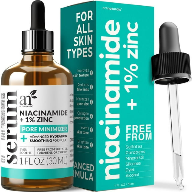 Sérum facial Artnaturals Niacinamida 10% con zinc PCA 30 ml