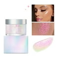 Youngver Eyeshadow, Body Glitter Gel for Body Facial Hair and Lips