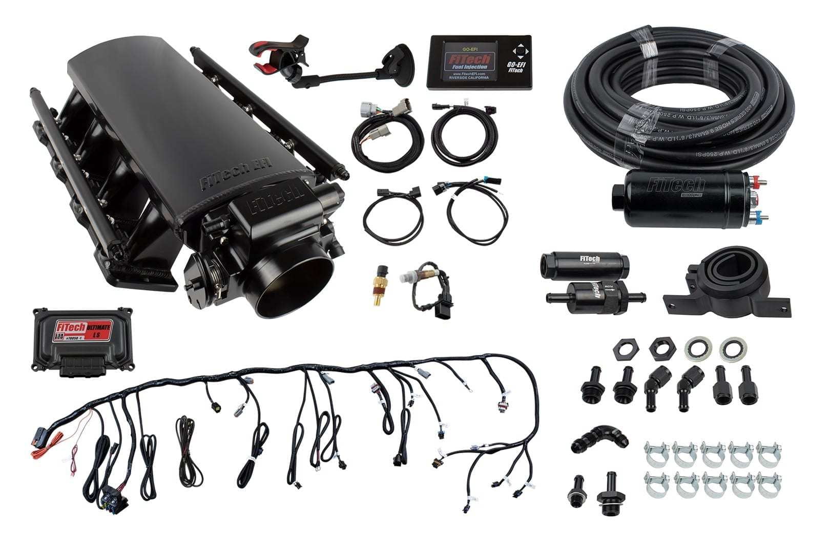 FiTech 71017 Ultimate LS7 750HP W/ In-Line Fuel Pump Master Kit