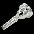 thumbnail image 3 of 3X Grande Bouche Grande Prise Embouchure TUBA Embouchure Plaquée Argent Basse Grande Embouchure, 3 of 6