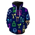 thumbnail image 1 of Sudadera con capucha y cremallera para hombre con barra luminosa, gran oferta 2024, divertida, de gran tamaño, con estampado 3D, informal, para adolescentes, estilo Harajuku de primavera., 1 of 6